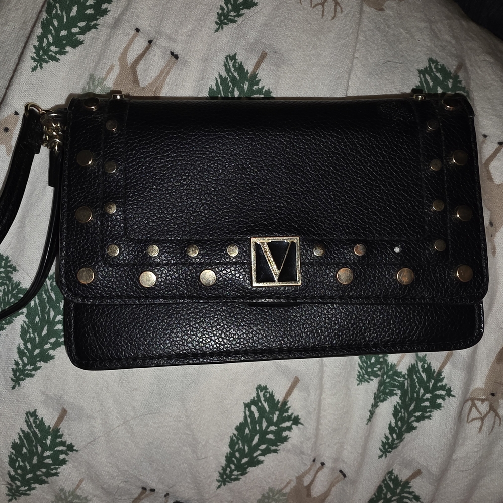 Victoria's Secret Black and Gold Wallet with Sleek Design